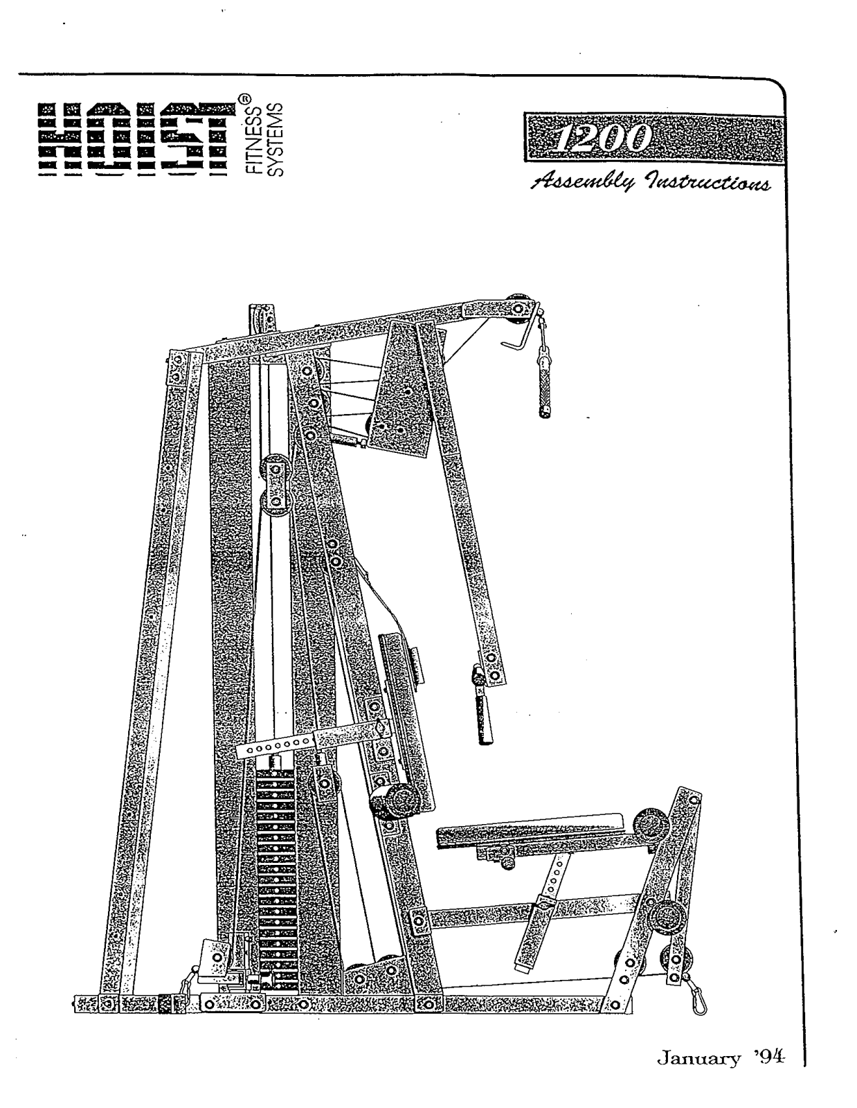 Hoist Fitness 1200 User Manual