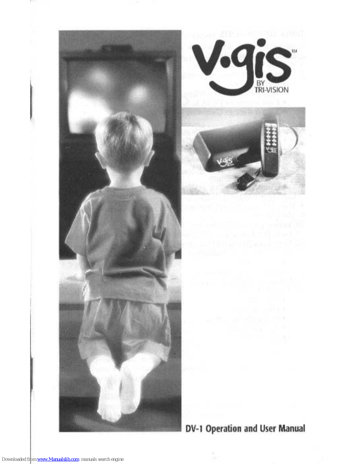 Tri-Vision V-Gis DV-1 User Manual - ManualMachine.com