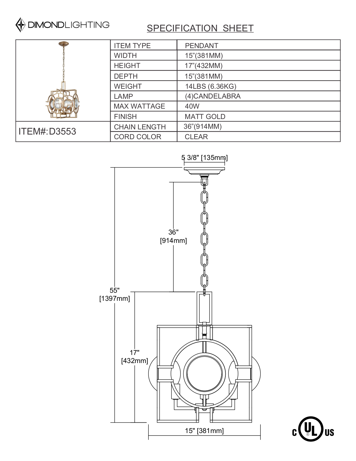 ELK Home D3553 User Manual