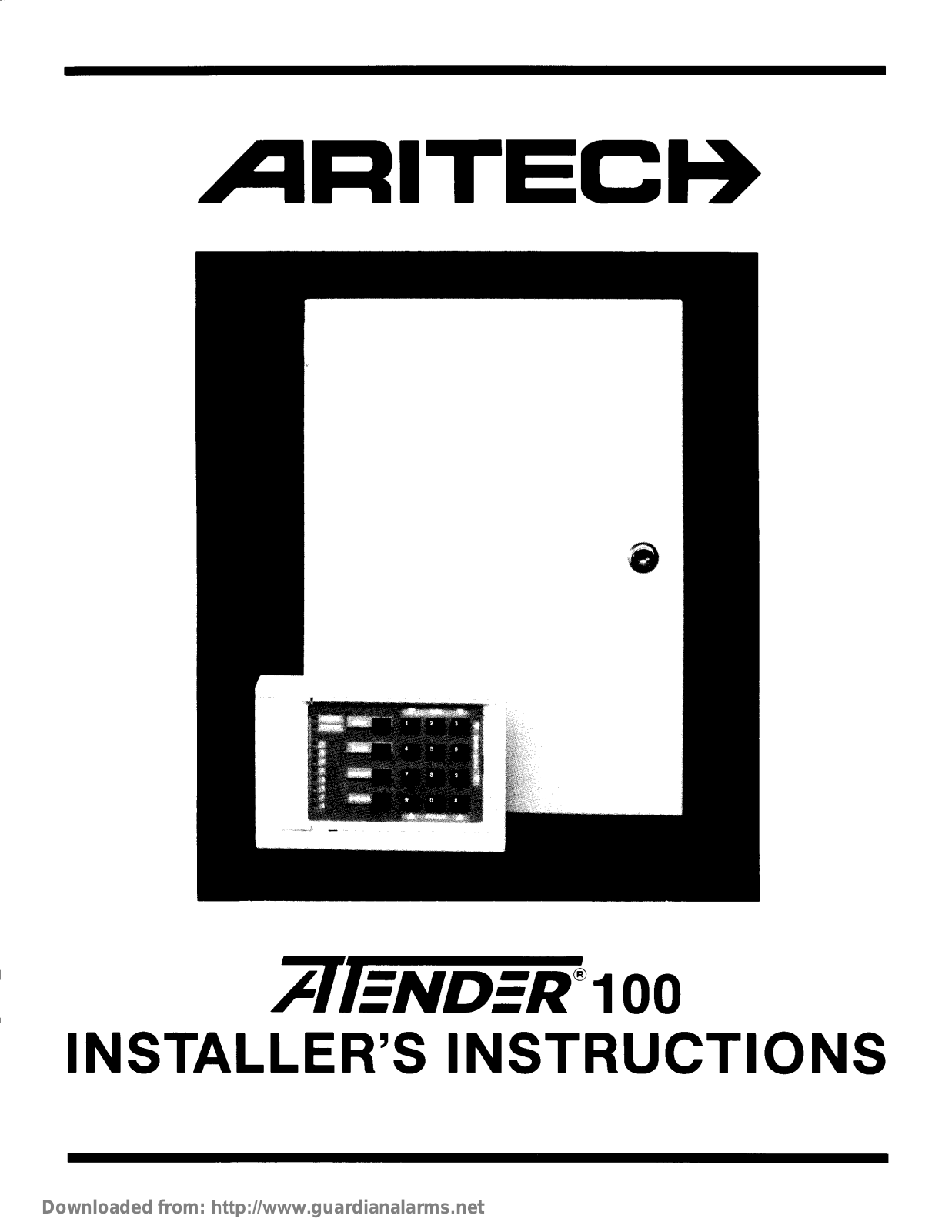 Aritech Attender 100 Installation Manual