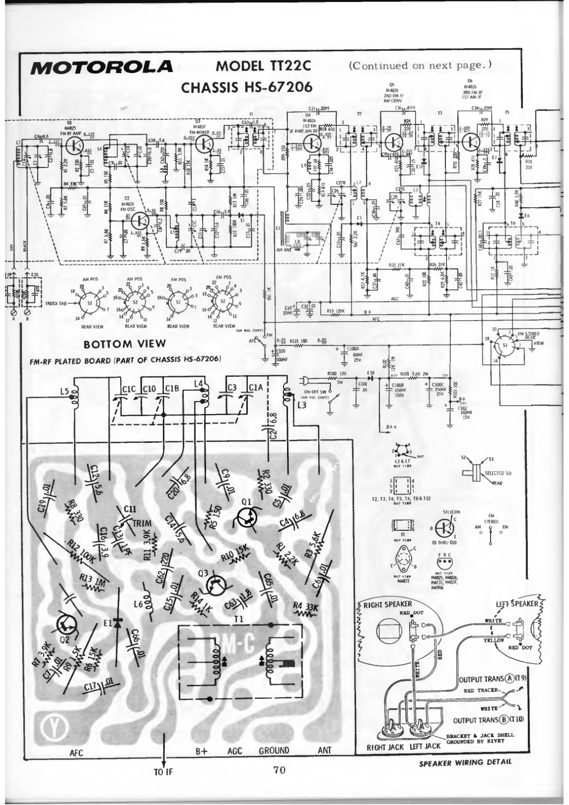 Motorola TT22C Schematic