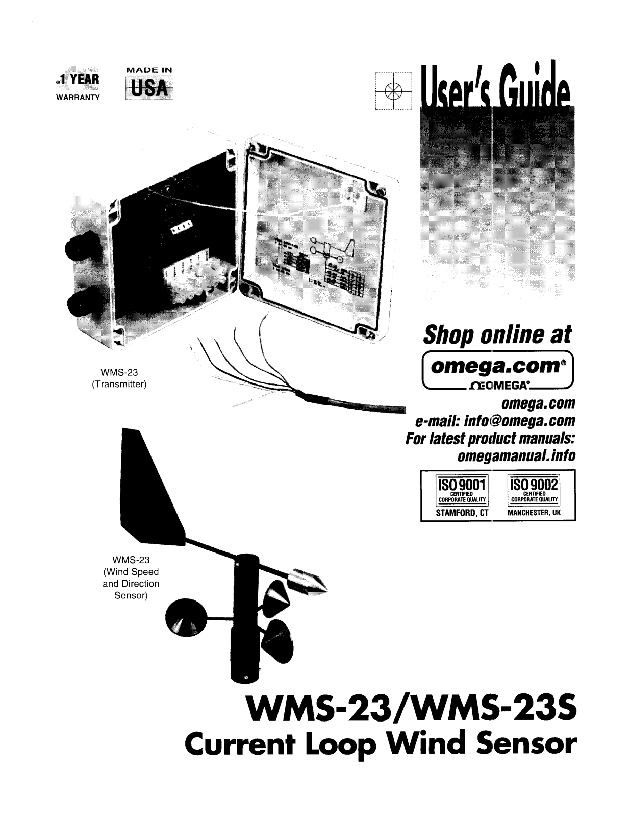 Omega WMS-23, WMS-23S User guide - ManualMachine.com