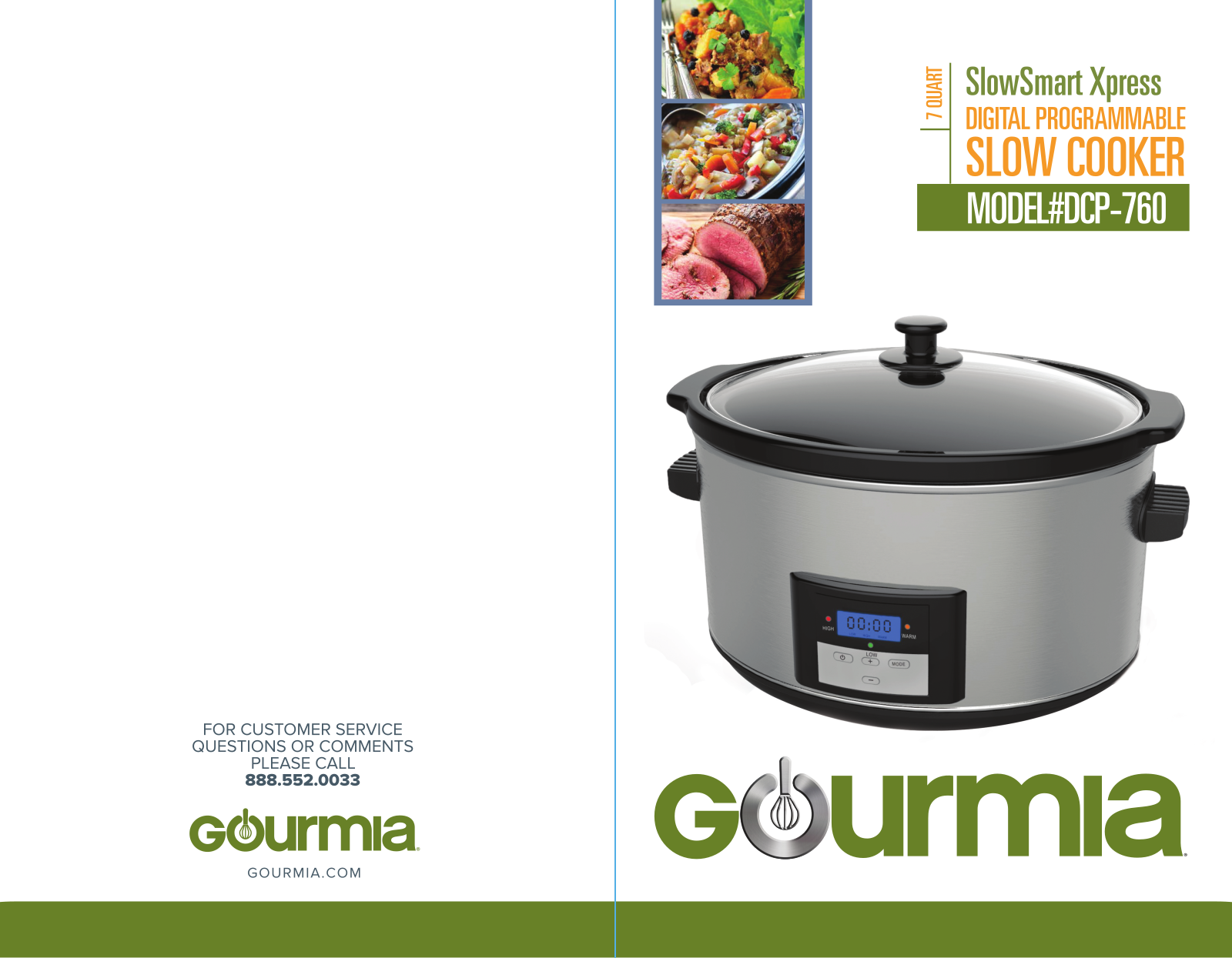 Gourmia DCP-760 User Manual