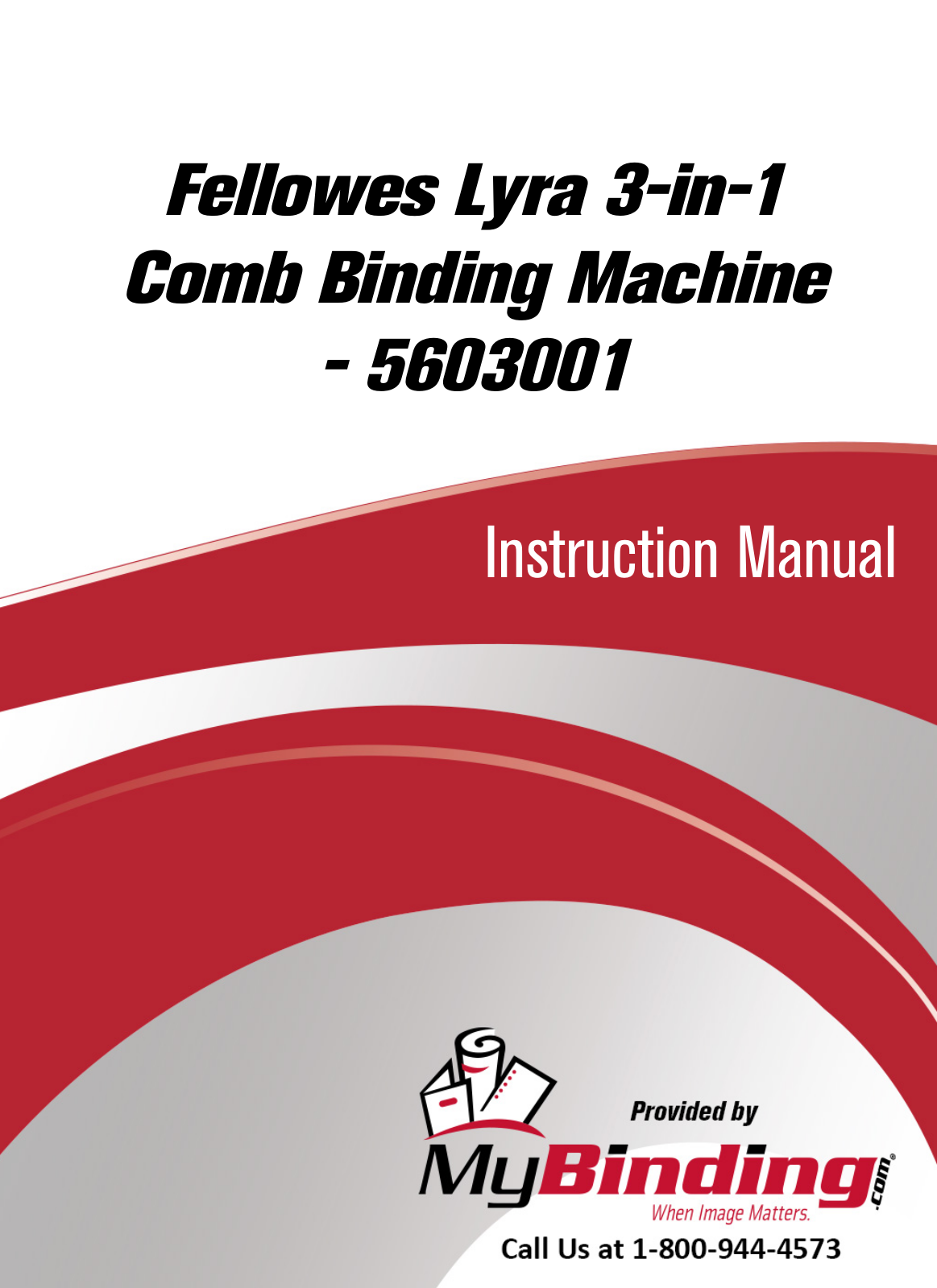 Fellowes Lyra 3-in-1 User Manual