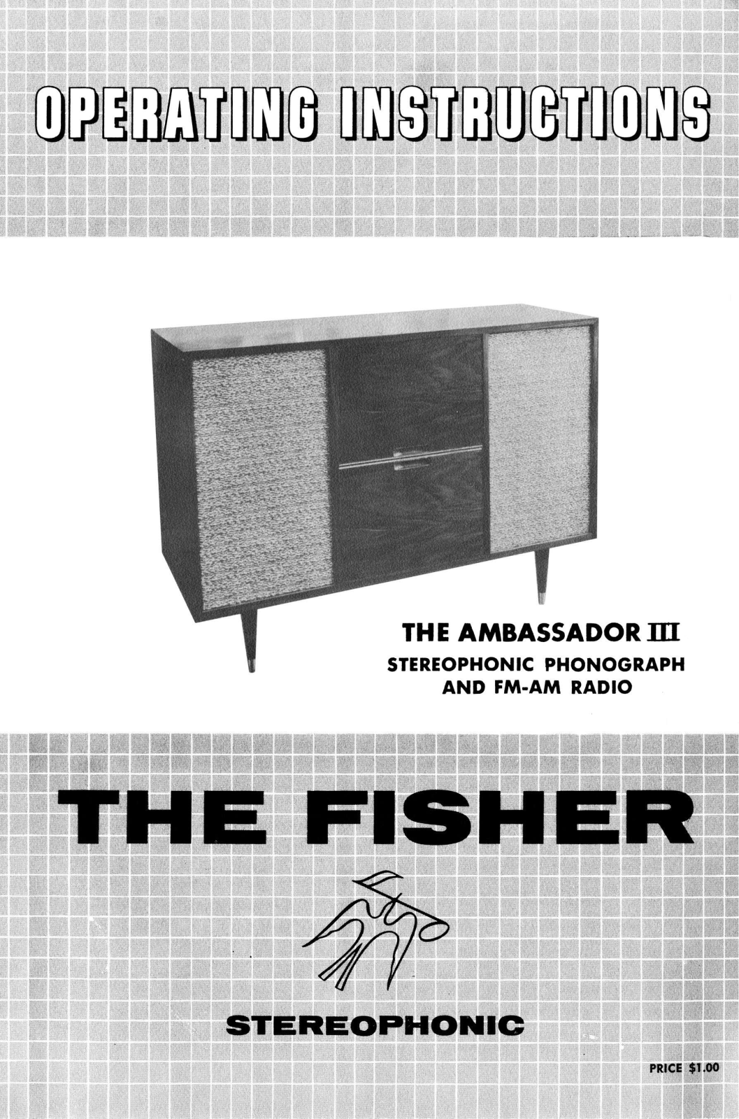 Fisher AMBASSADOR-3 Owners Manual