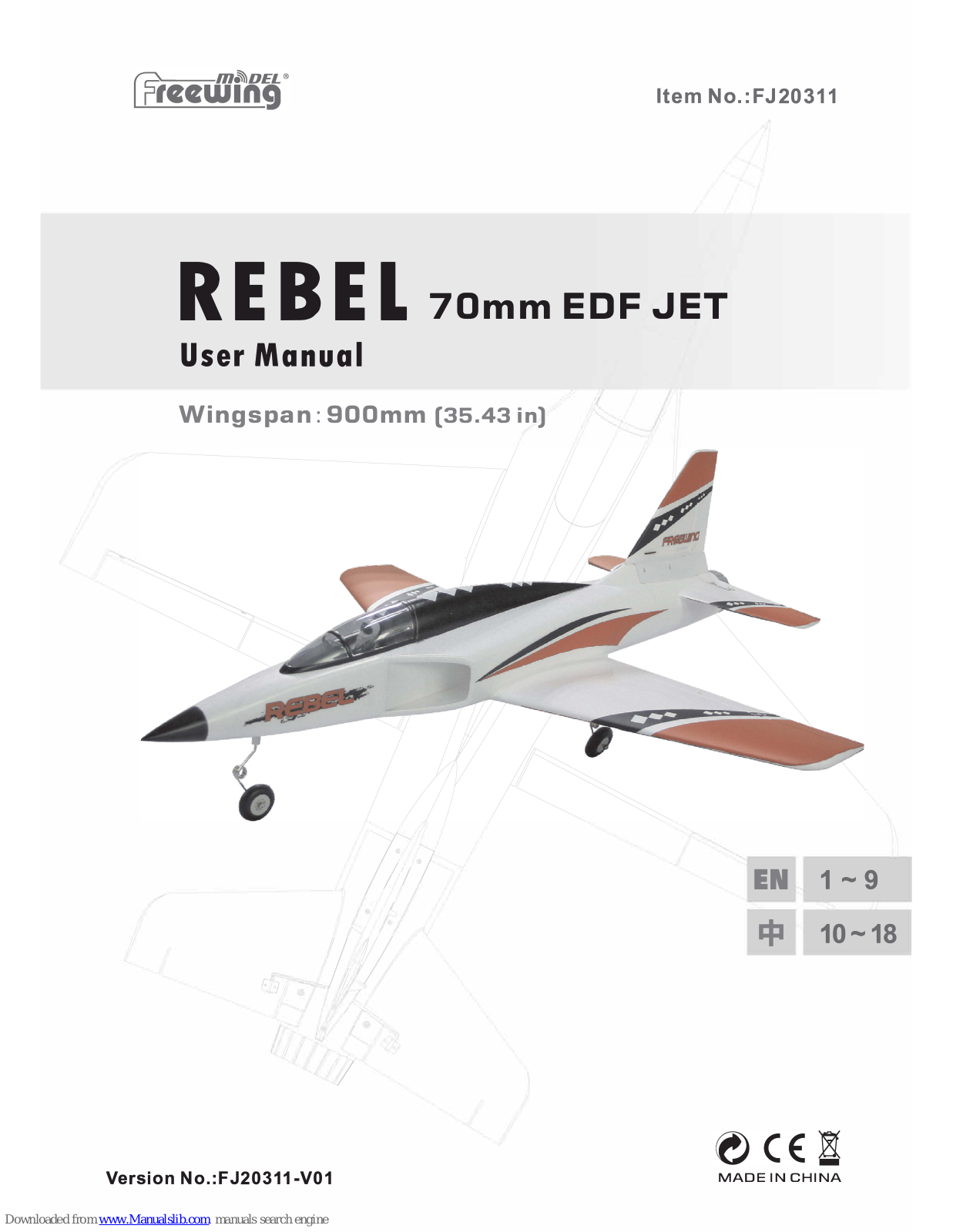 Freewing REBEL FJ20311 User Manual