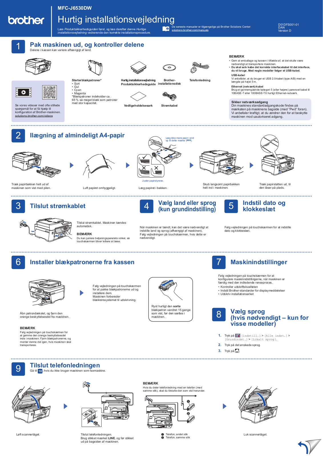 Brother MFC-J3530DW, MFC-J6530DW Setup Guide