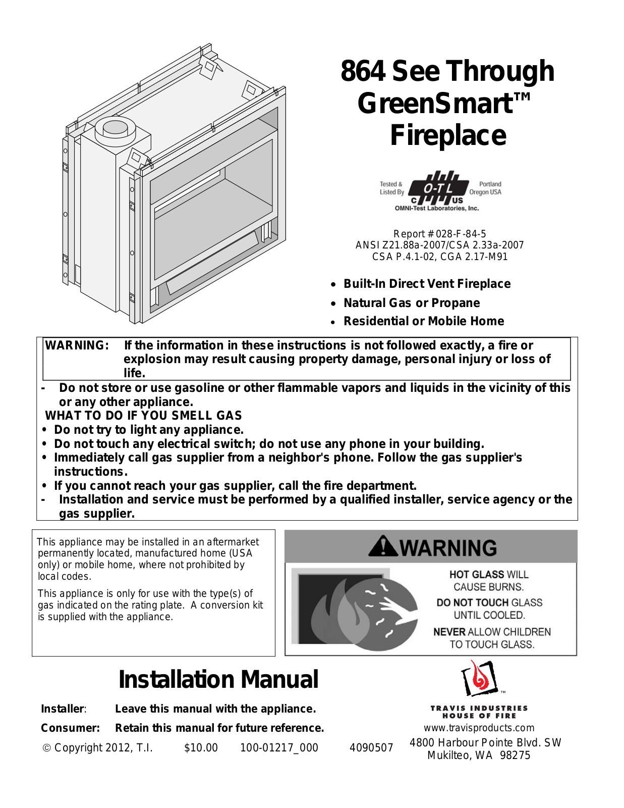 Omni Group 864 User Manual