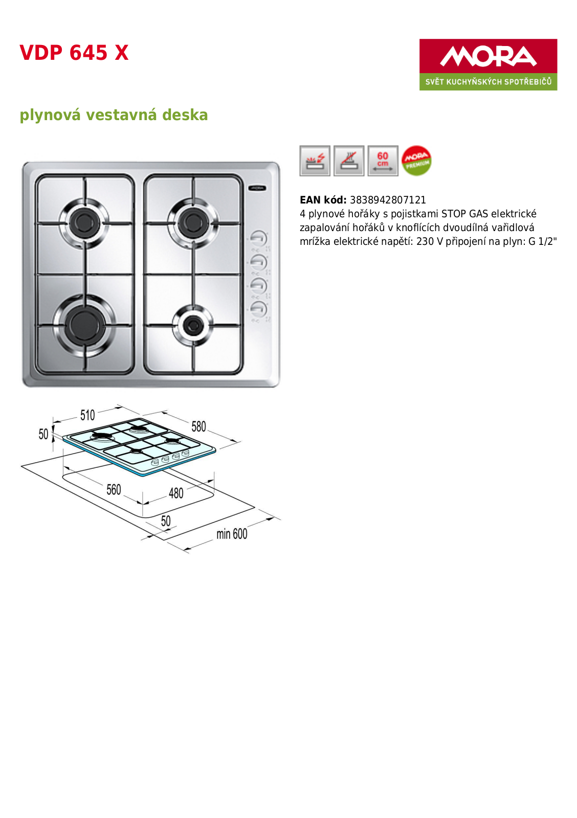 Mora VDP 645 X User Manual