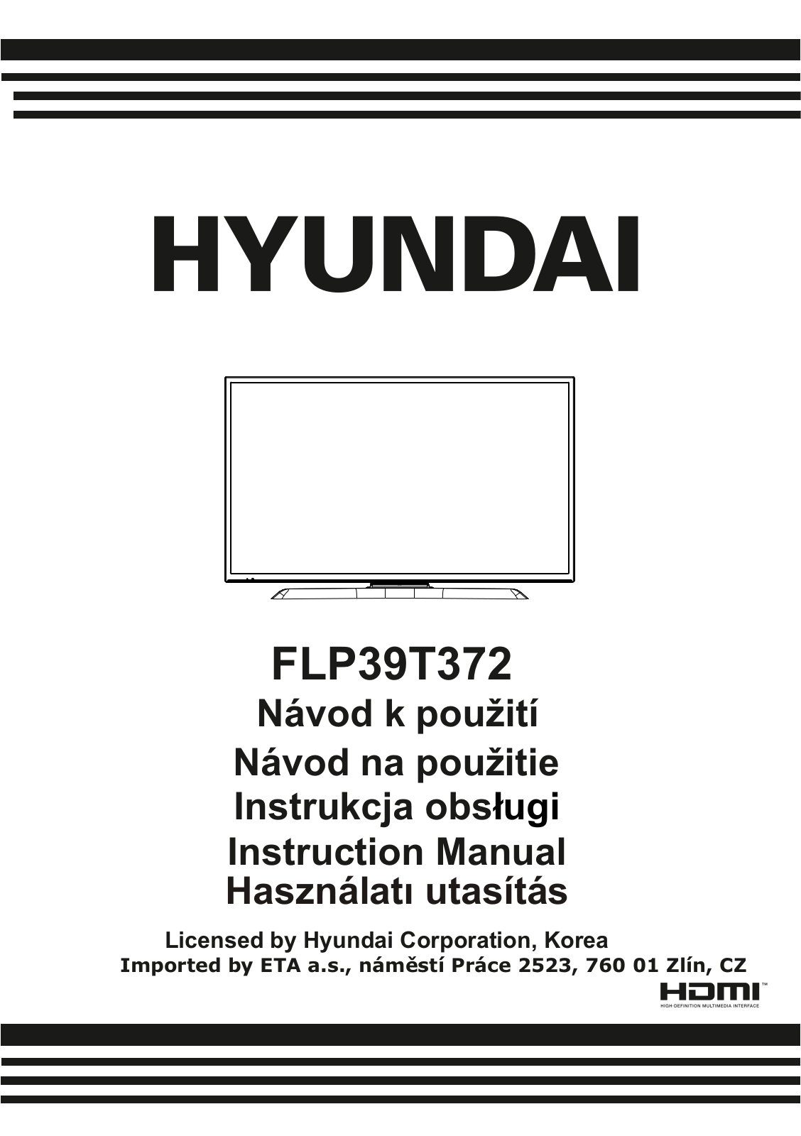 Hyundai FLP 39T372 User Manual