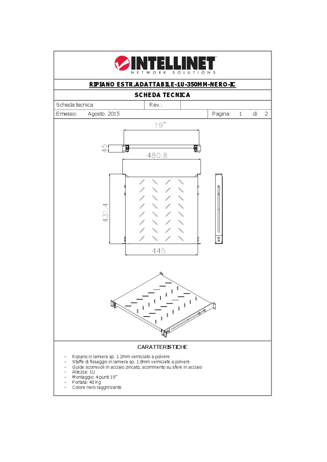 Intellinet I-CASE SLIDE-350BX Drawing - ManualMachine.com