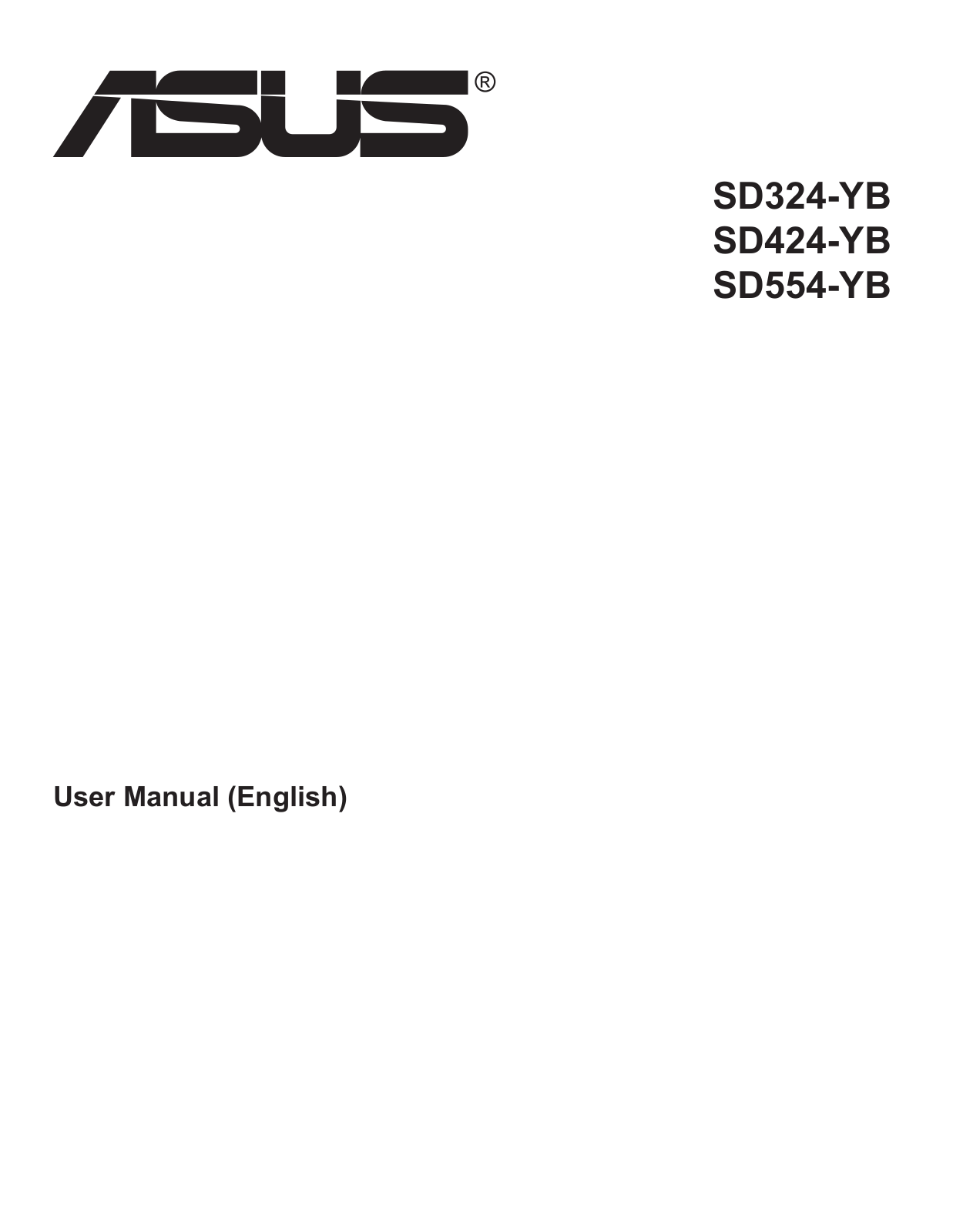 Asus SD554-YB User Guide