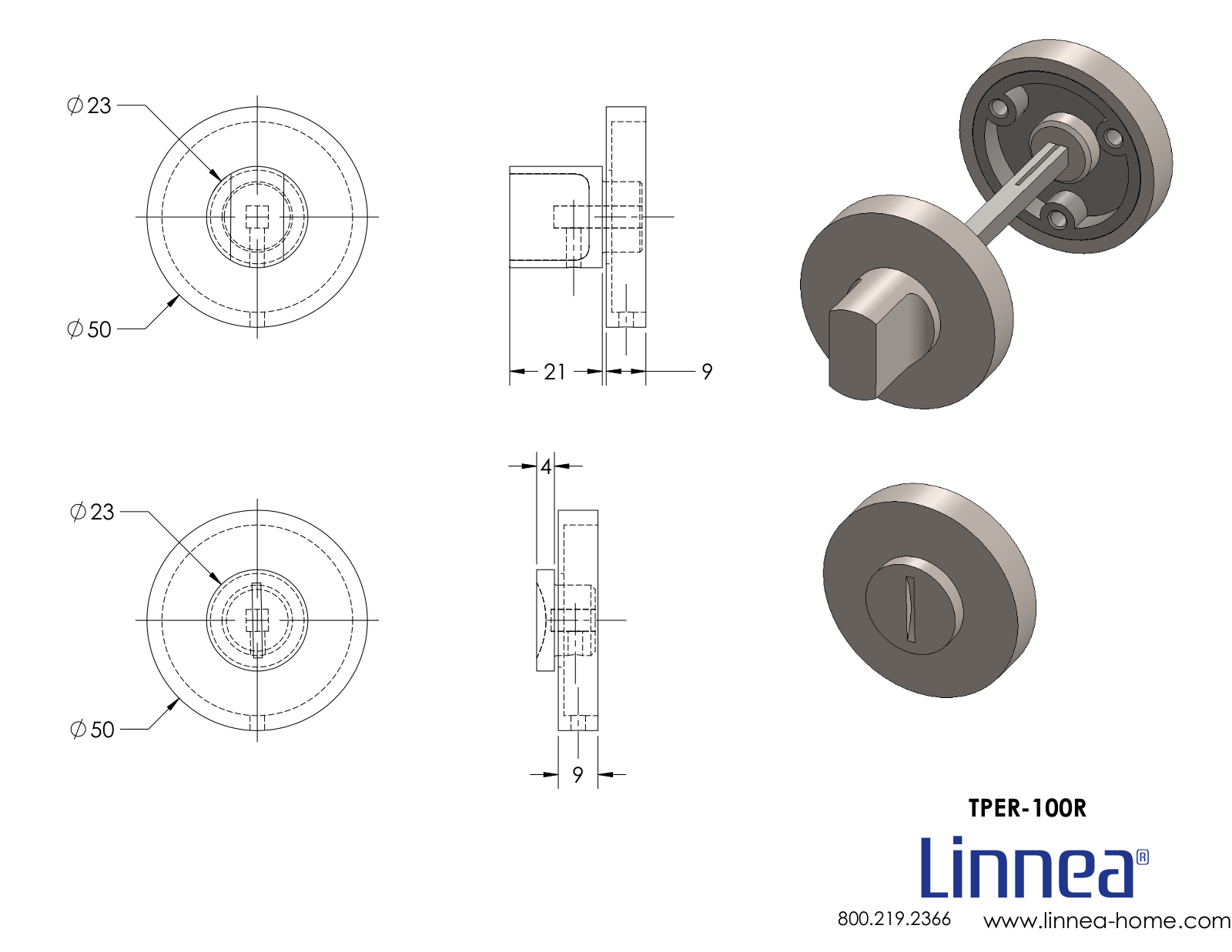 Linnea LNNE8887 Dimensions - ManualMachine.com