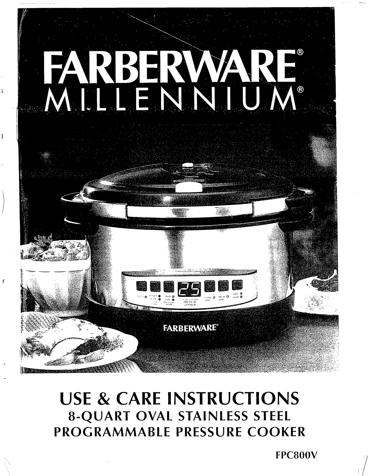 Farberware FPC800V User Manual