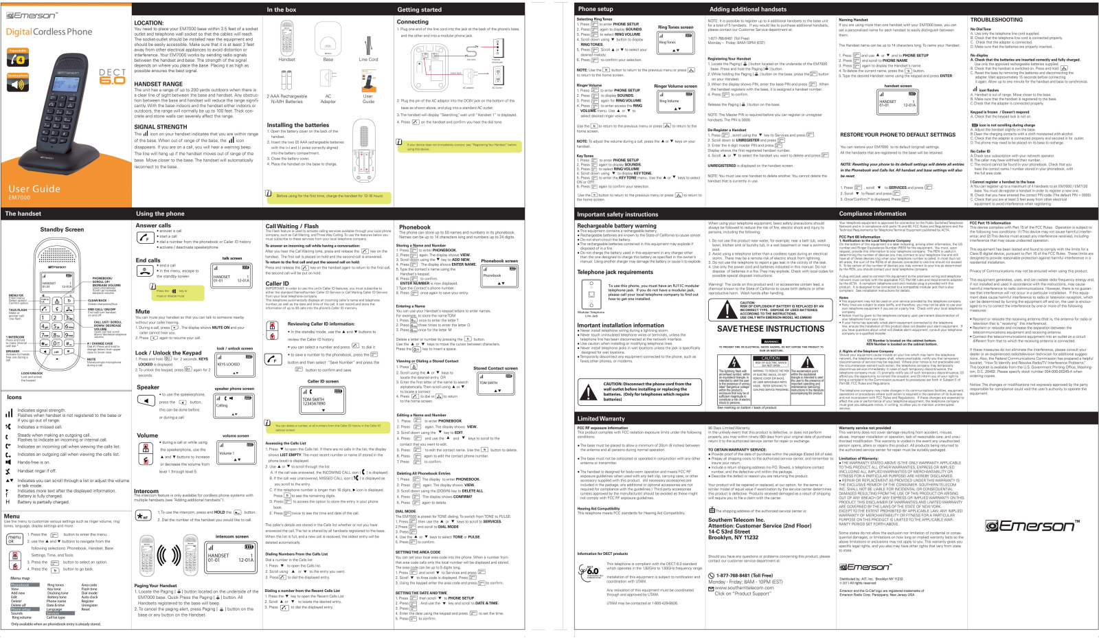 Emerson EM7000 User Manual