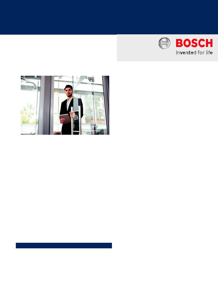 Bosch Access Management System V3.0 User Manual