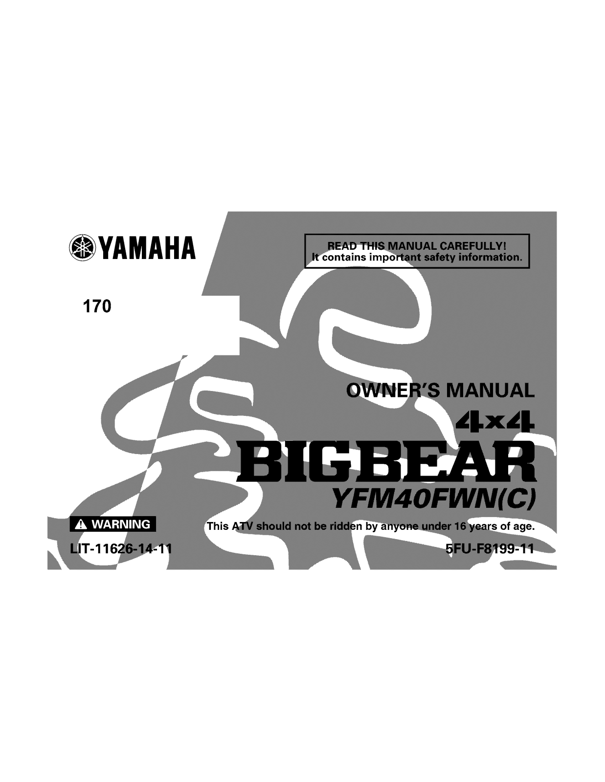 Yamaha YFM40FWN User Manual
