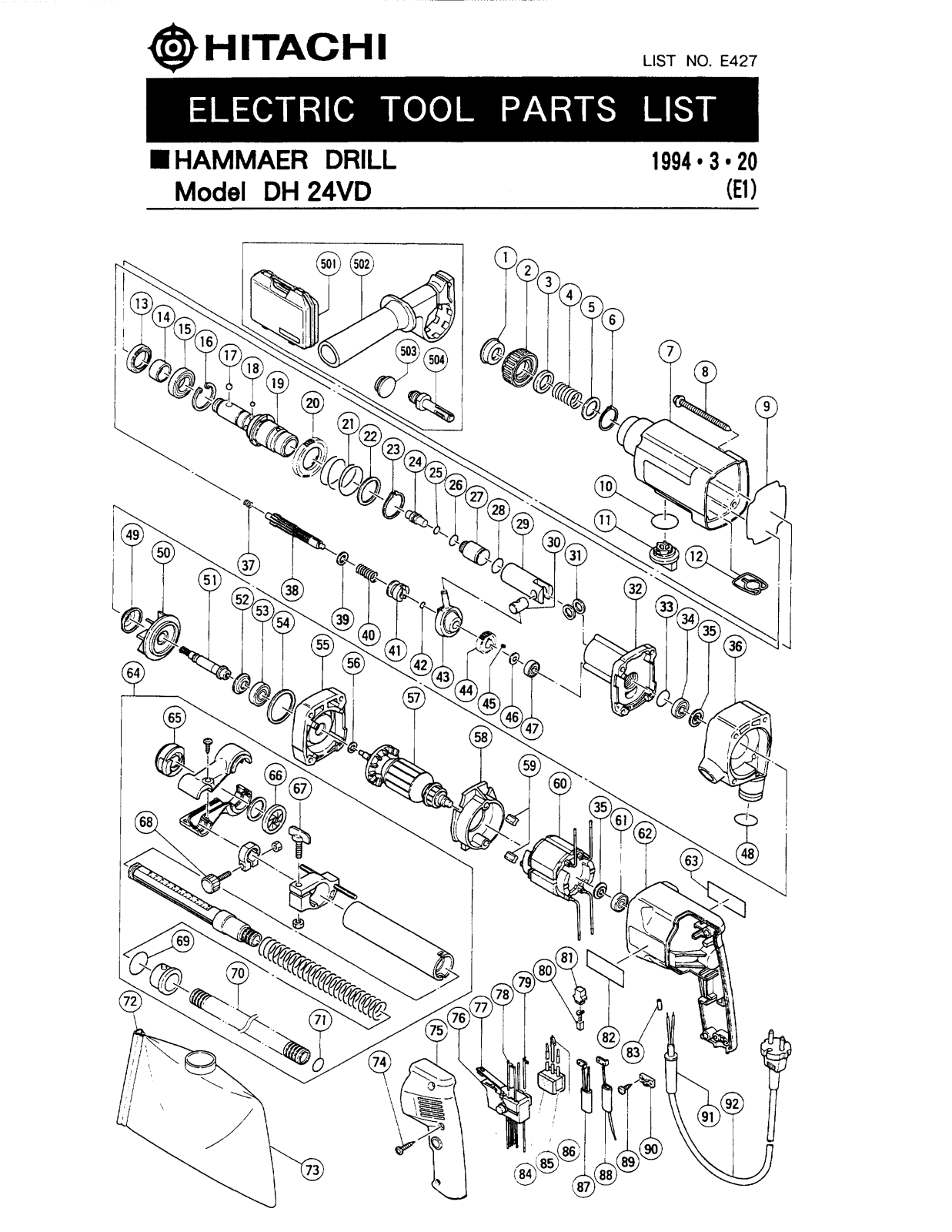 Hitachi DH24VD User Manual