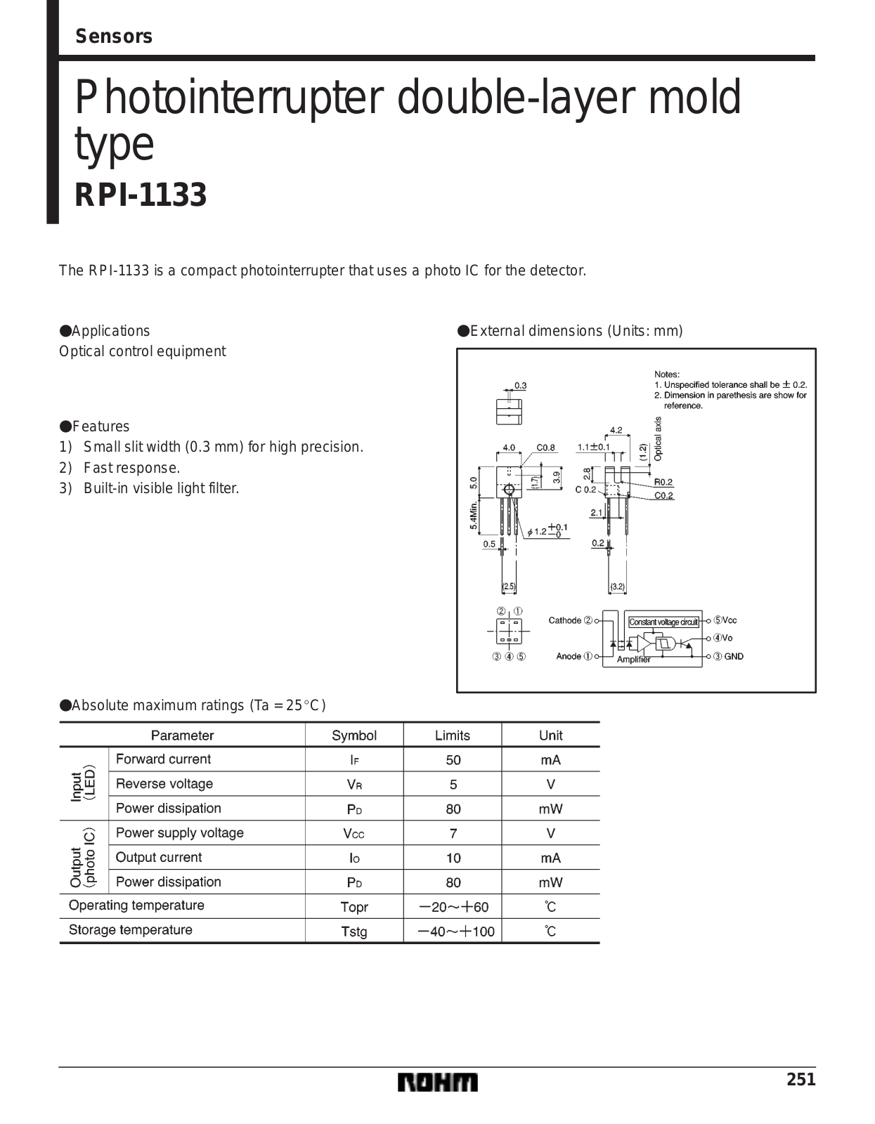 Rainbow Electronics RPI-1133 User Manual