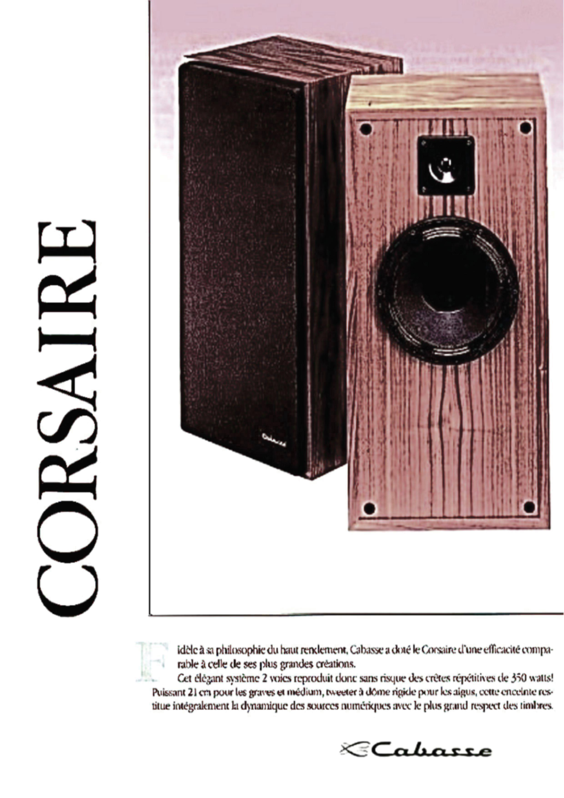 Cabasse Corsaire User guide - ManualMachine.com