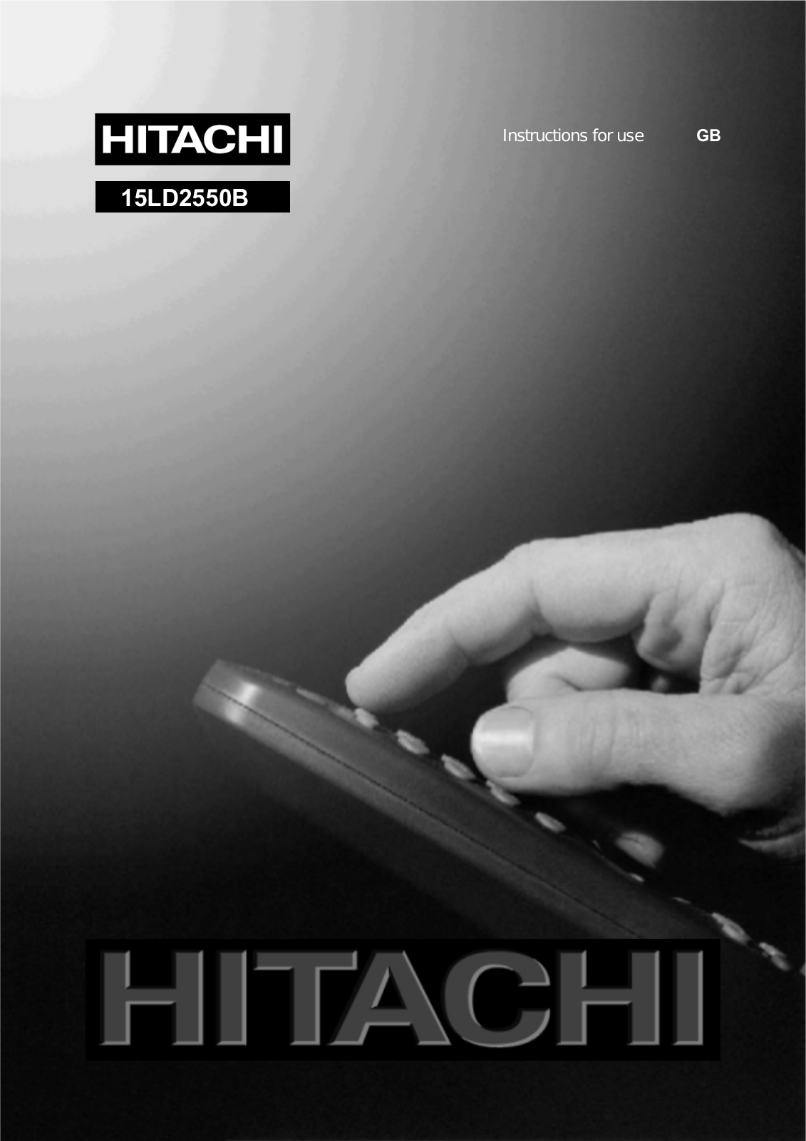 Hitachi 15LD2550B User Manual