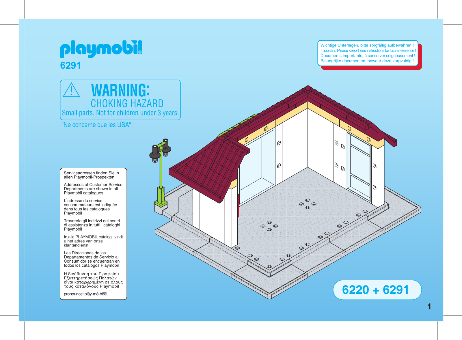 playmobil 6291 Instructions