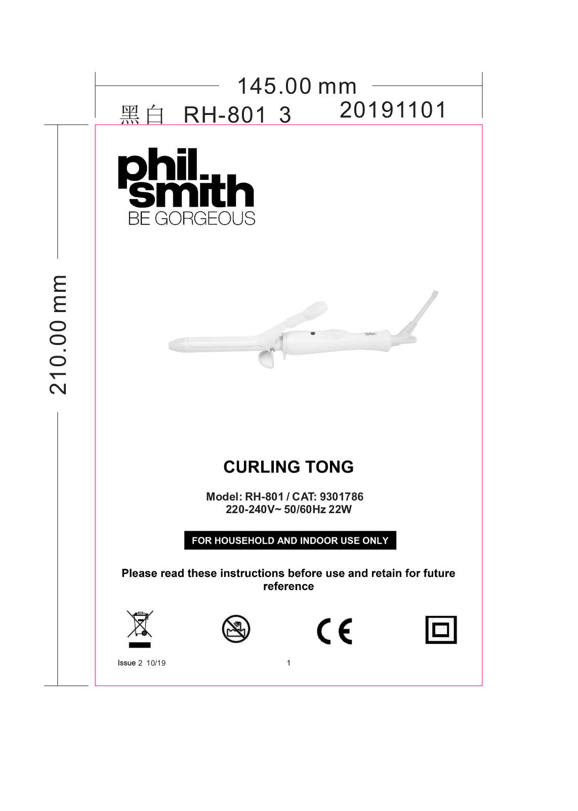 phil smith RH-801 User guide - ManualMachine.com