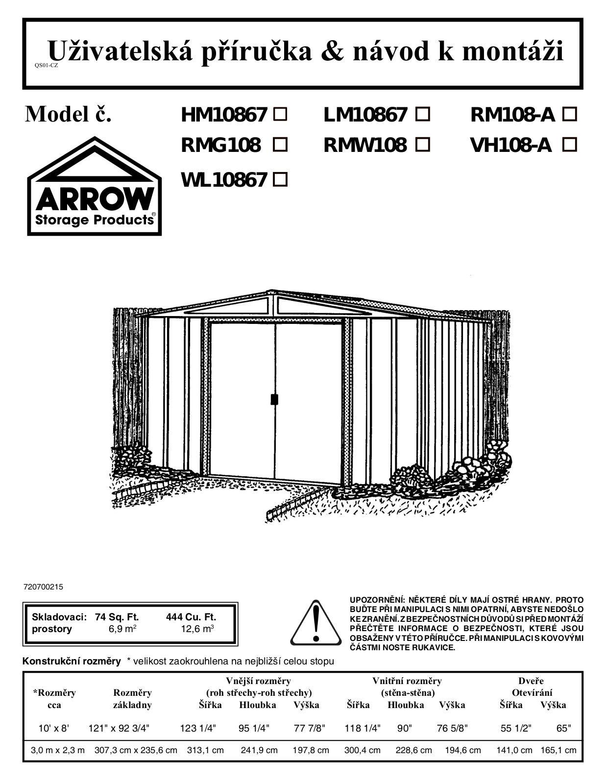 Arrow Dresden 108 User Manual