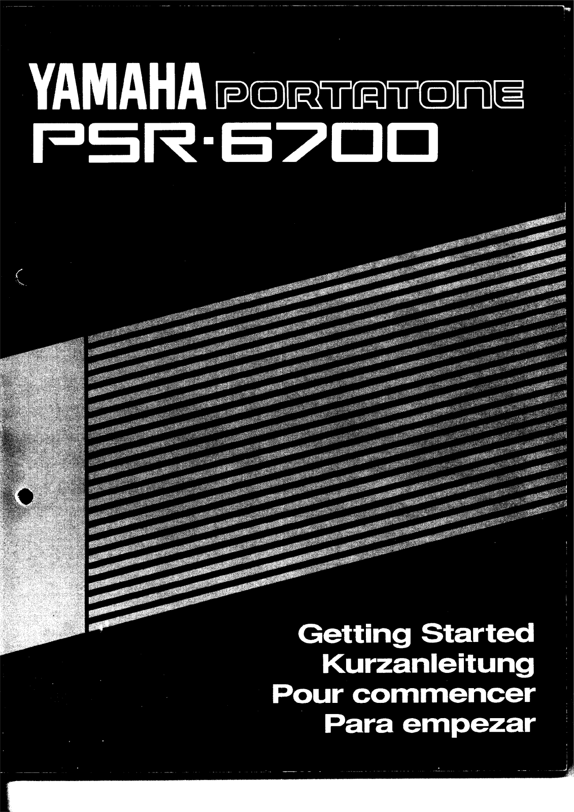 Yamaha PSR-6700E, PSR-6700 User Manual