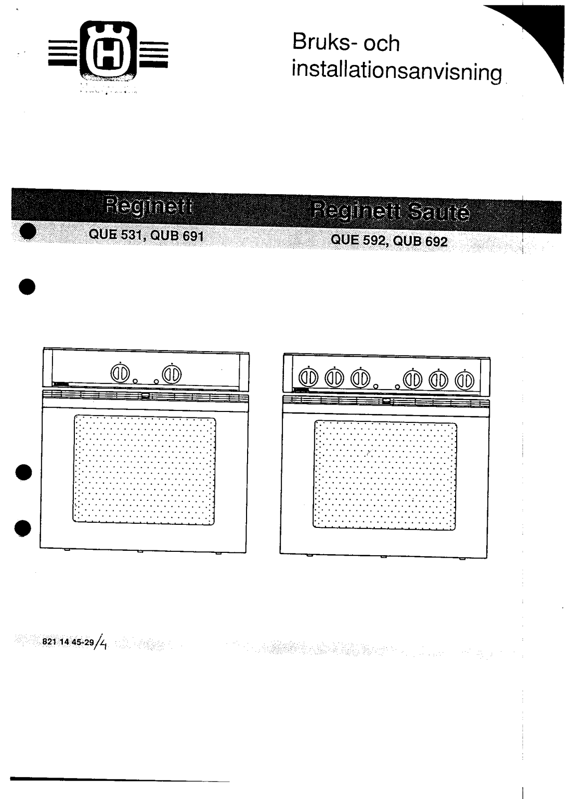 Husqvarna QUE531 User Manual