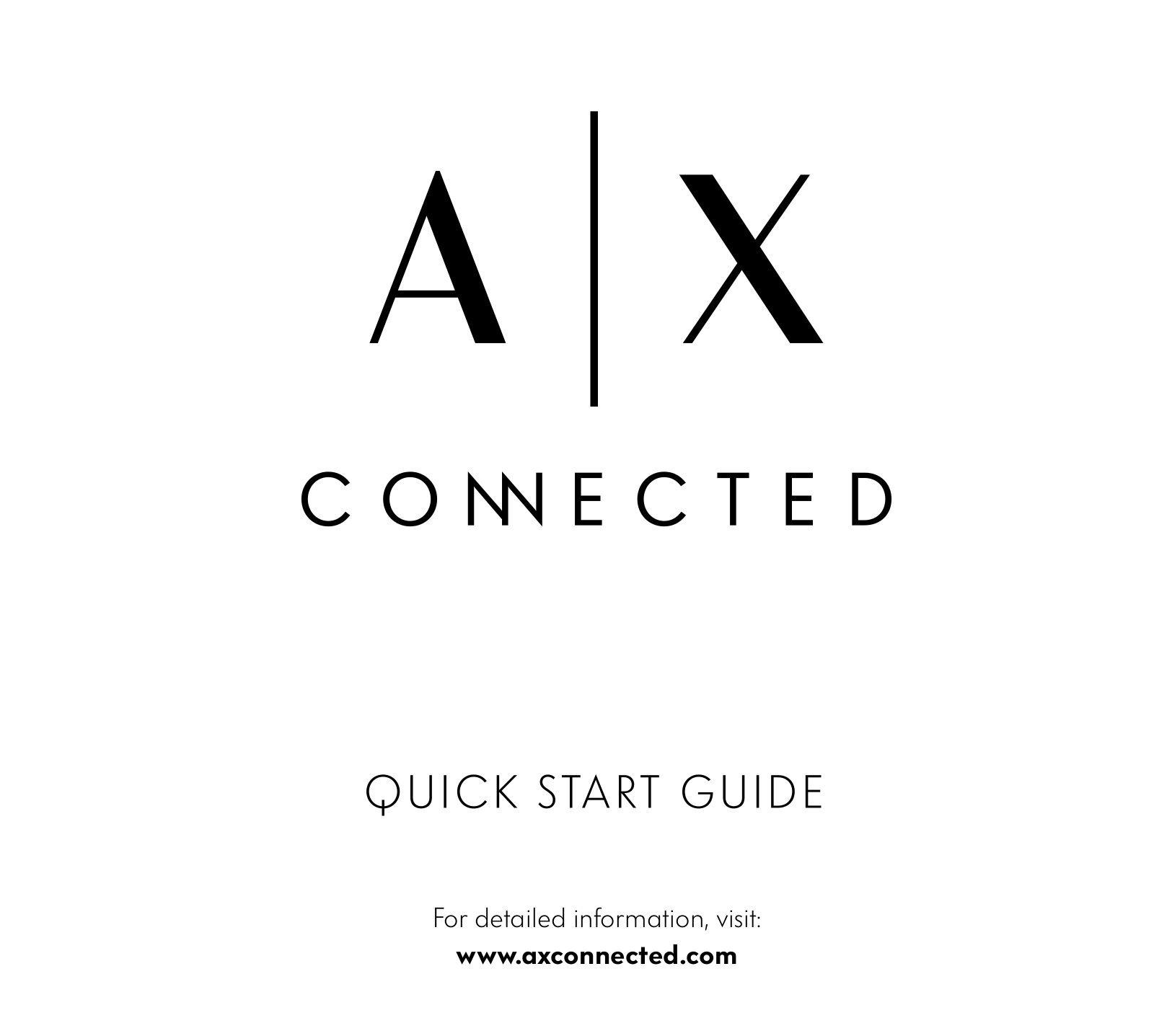 Armani Exchange AXT1002 Instruction manual