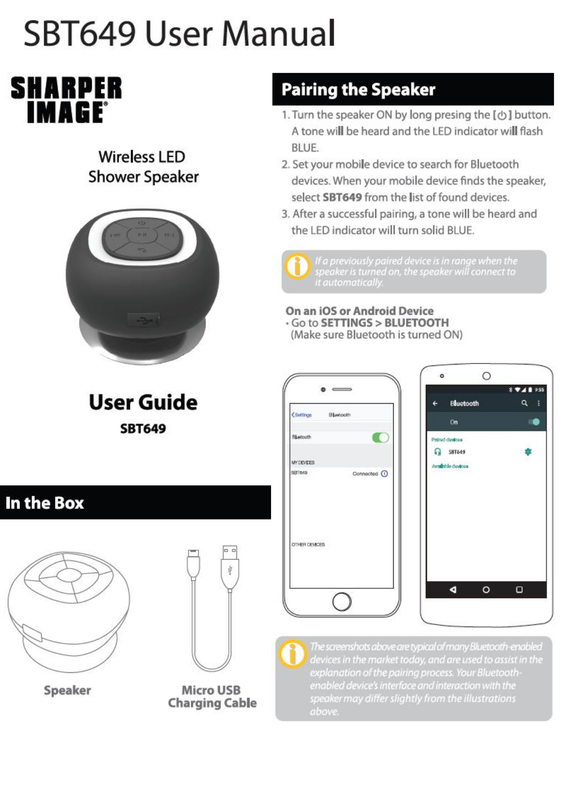 Linpa Technology LBS90 User Manual