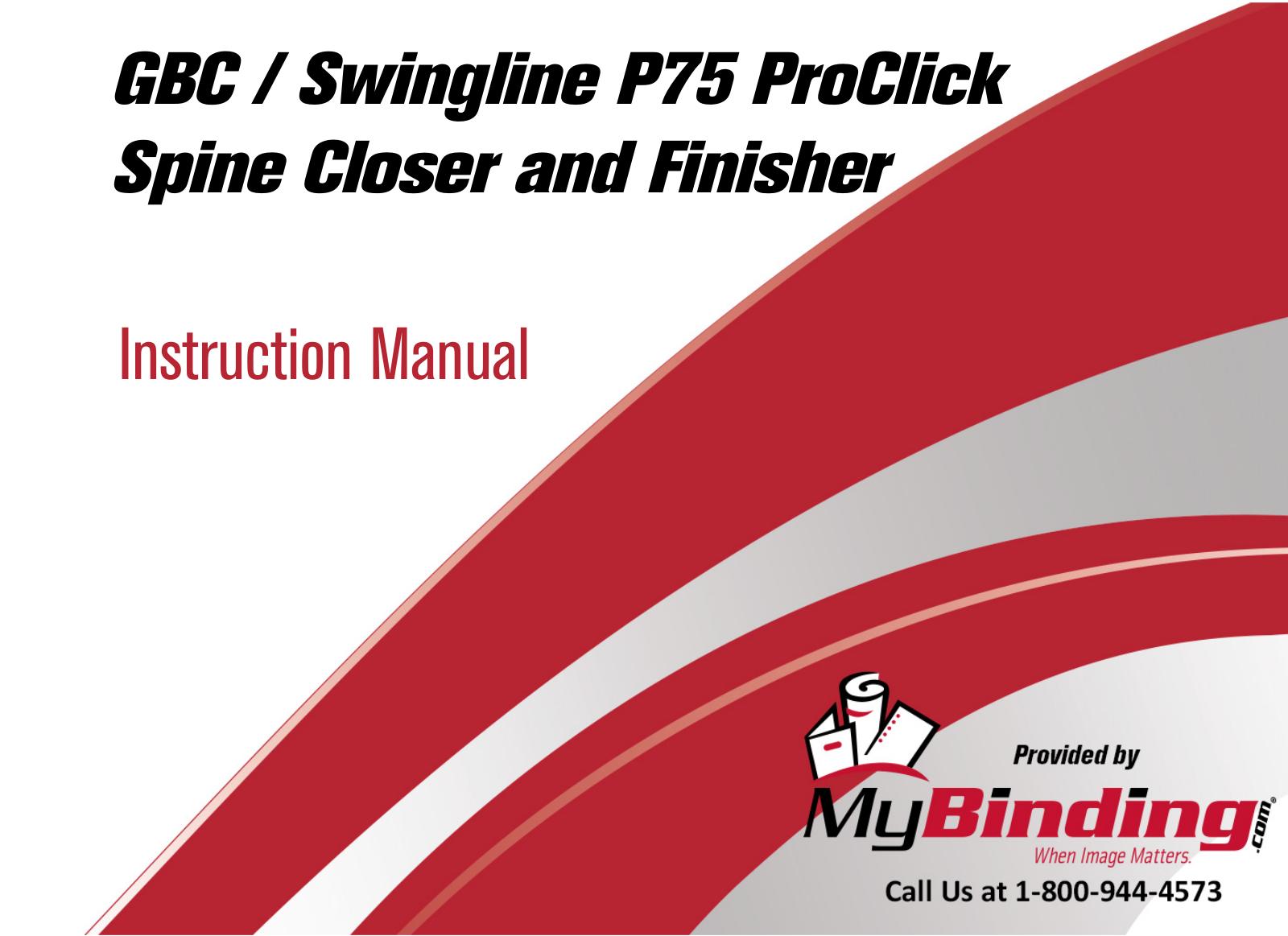 GBC ProClick P75 User Manual - ManualMachine.com