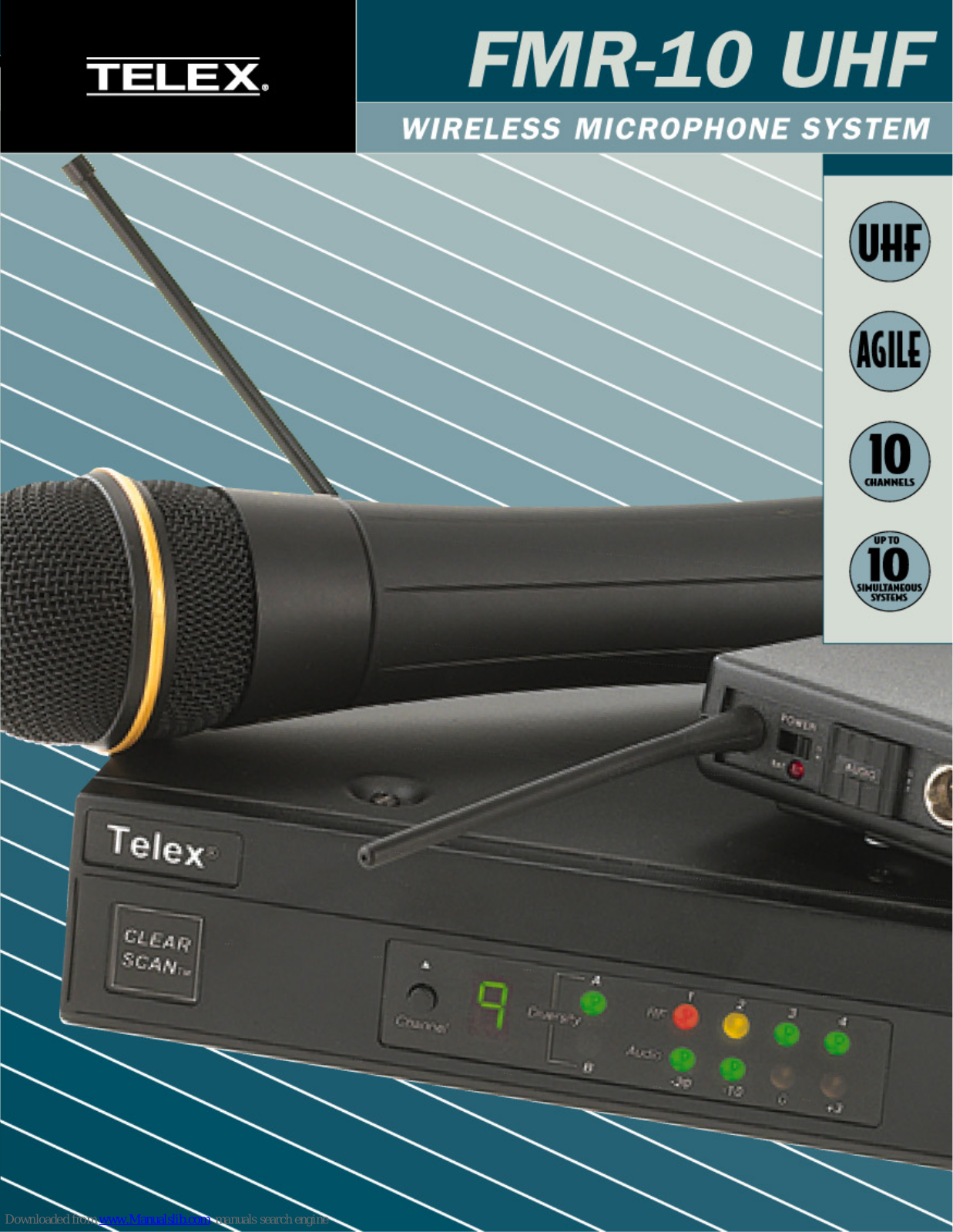 Telex FMR-10 UHF Instructions Manual