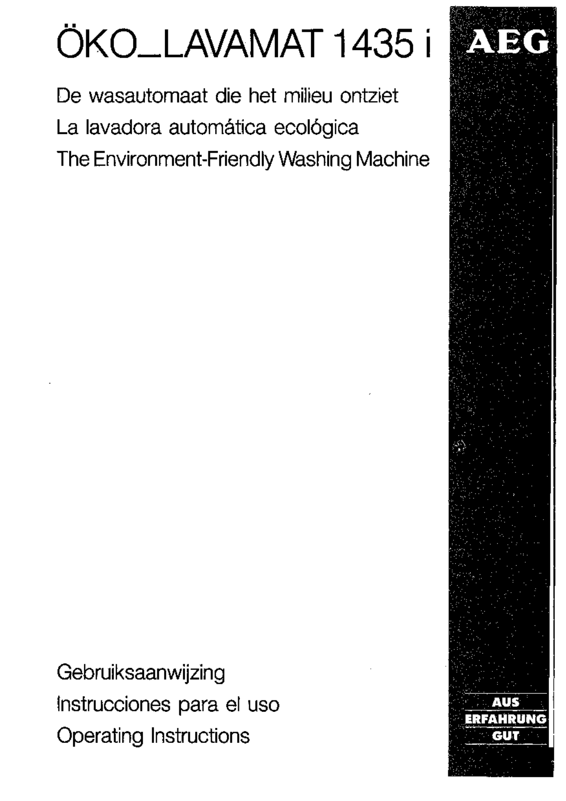 AEG LAV1435ID User Manual