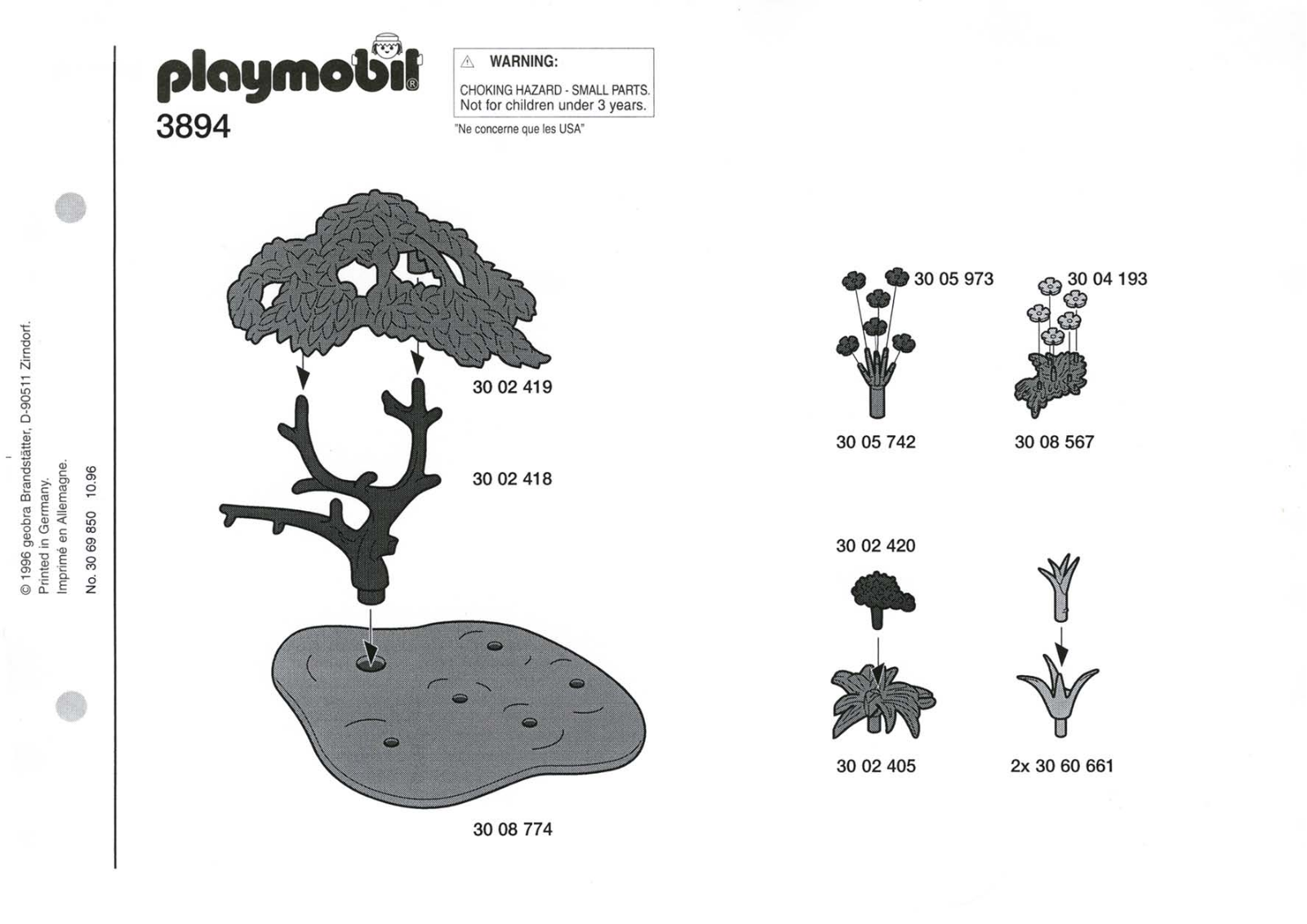 Playmobil 3894 Instructions