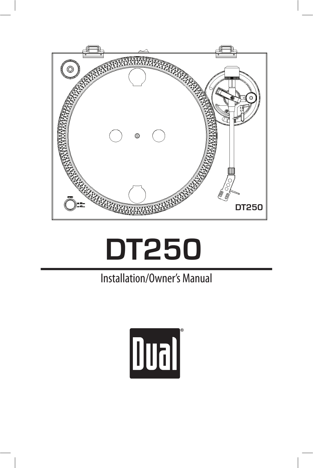 Dual DT250 Owner's Manual