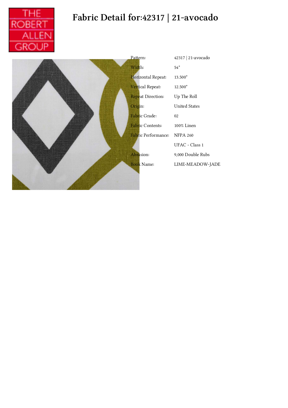 Duralee CRAL6945 Specifications - ManualMachine.com