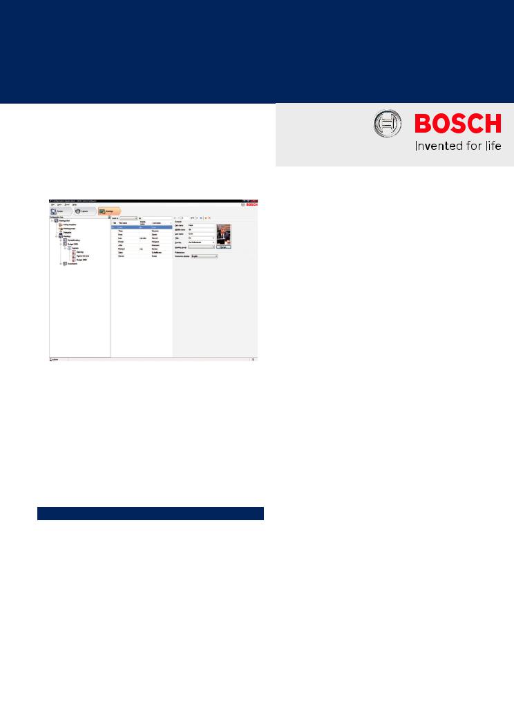Bosch DCN-SWDB-E Specsheet