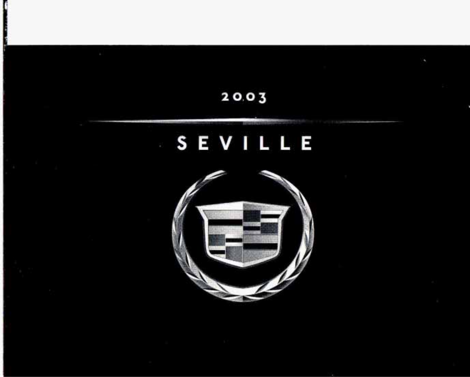 Cadillac Seville 2003 Owner's Manual