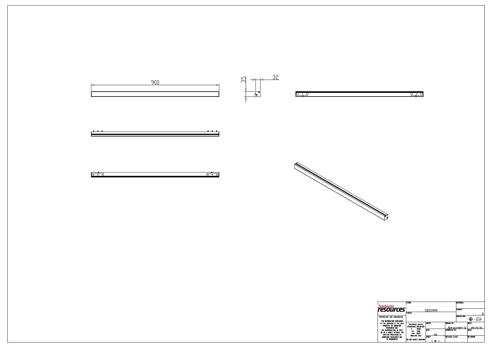 Hardware Resources HWSC1682 Dimensions - ManualMachine.com