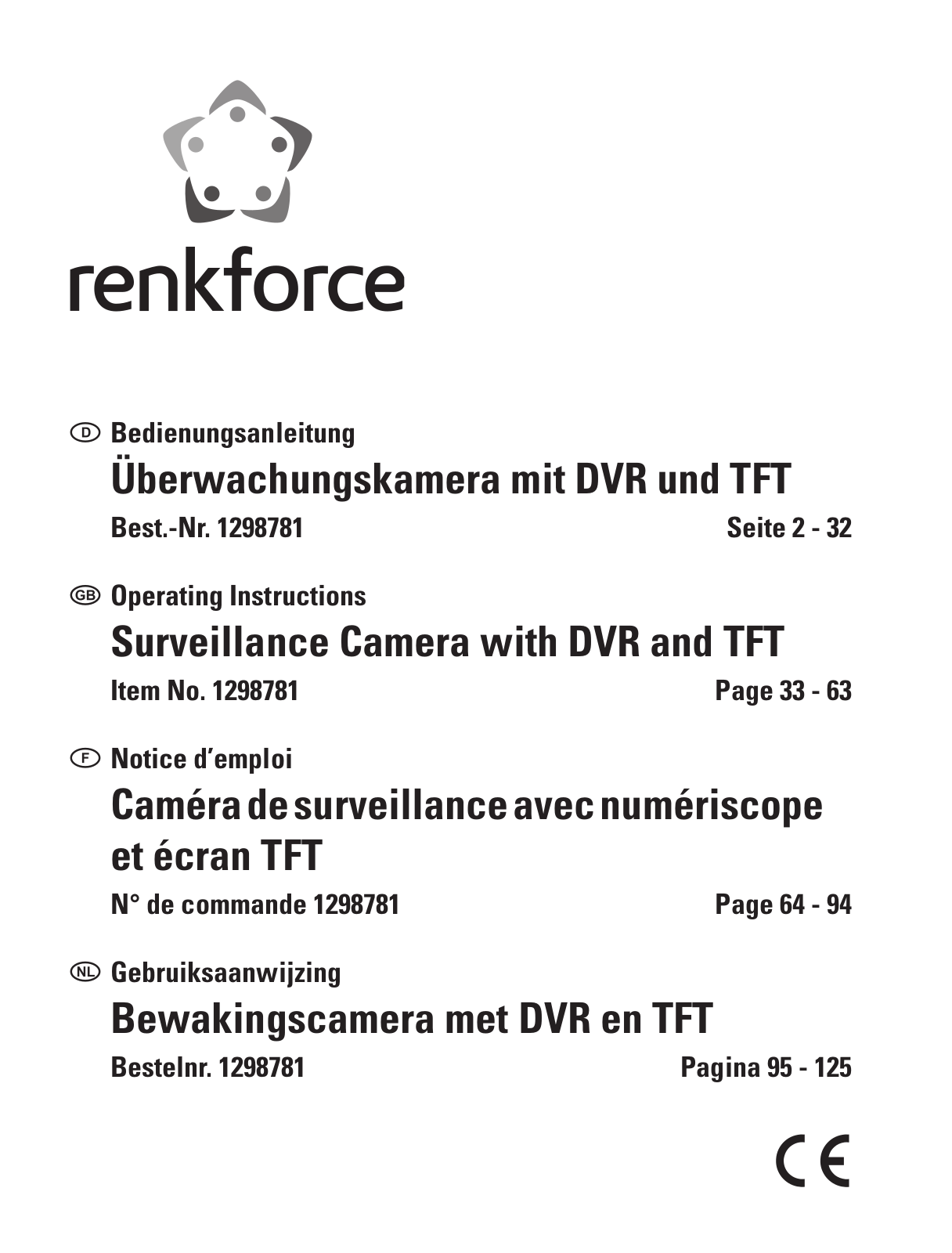 Renkforce JMC-HD090 User guide