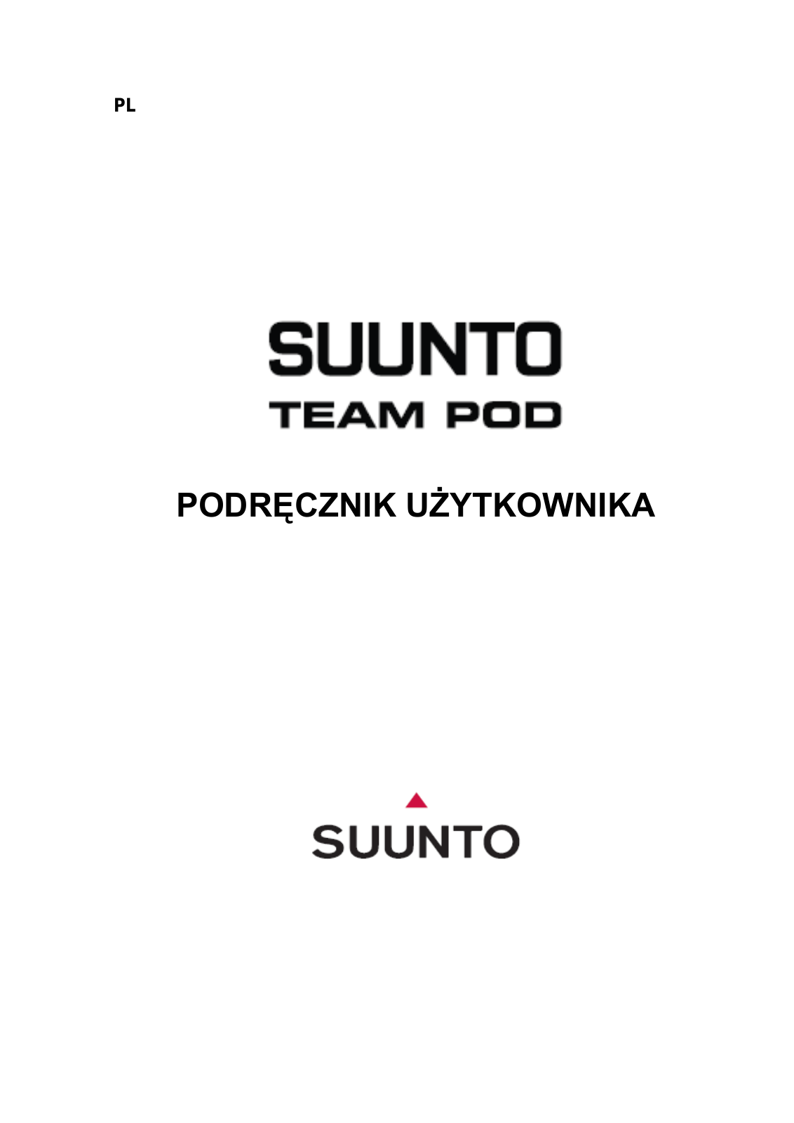 Suunto TEAM POD QUICK GUIDE