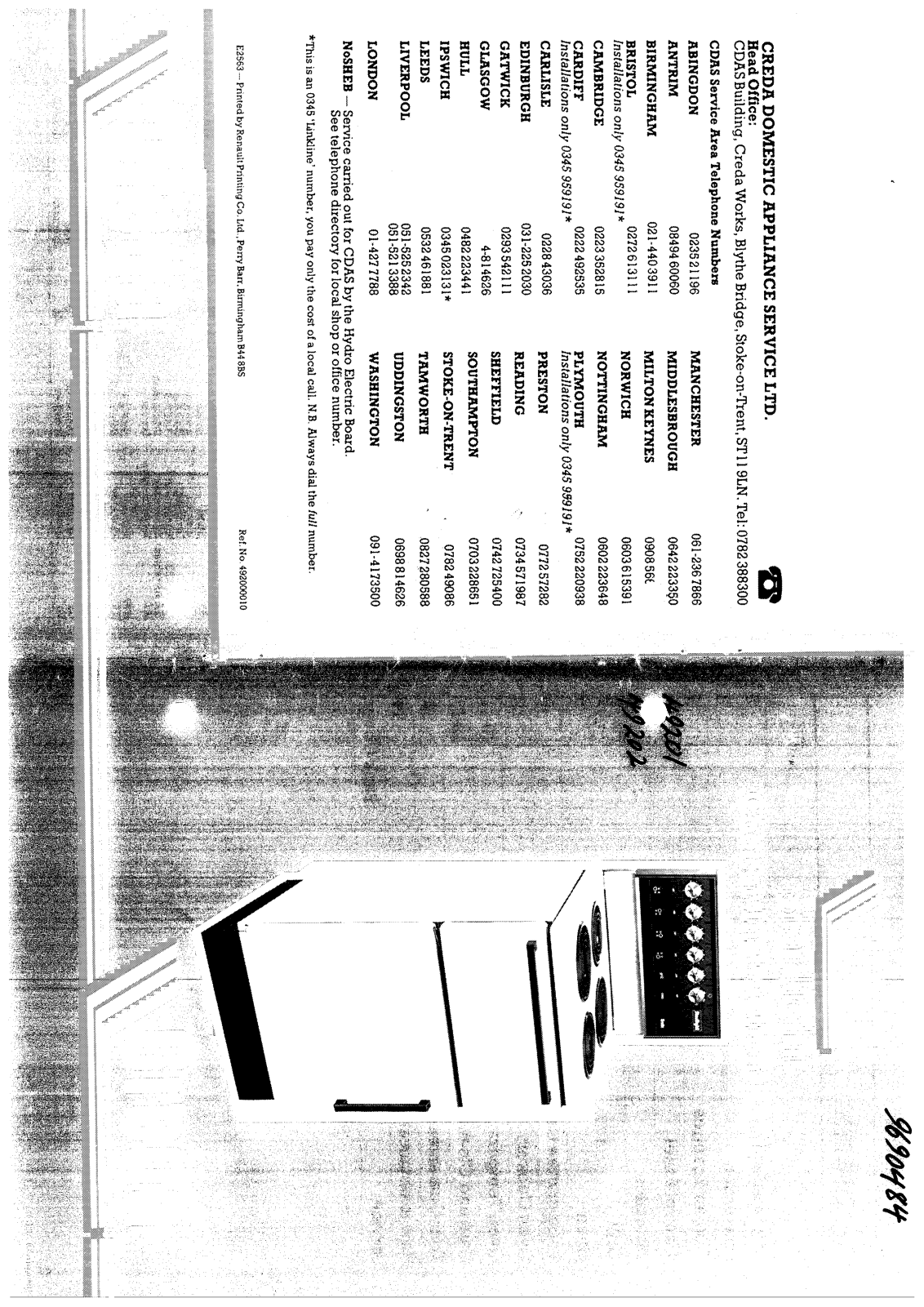 Creda HB49202A User Manual