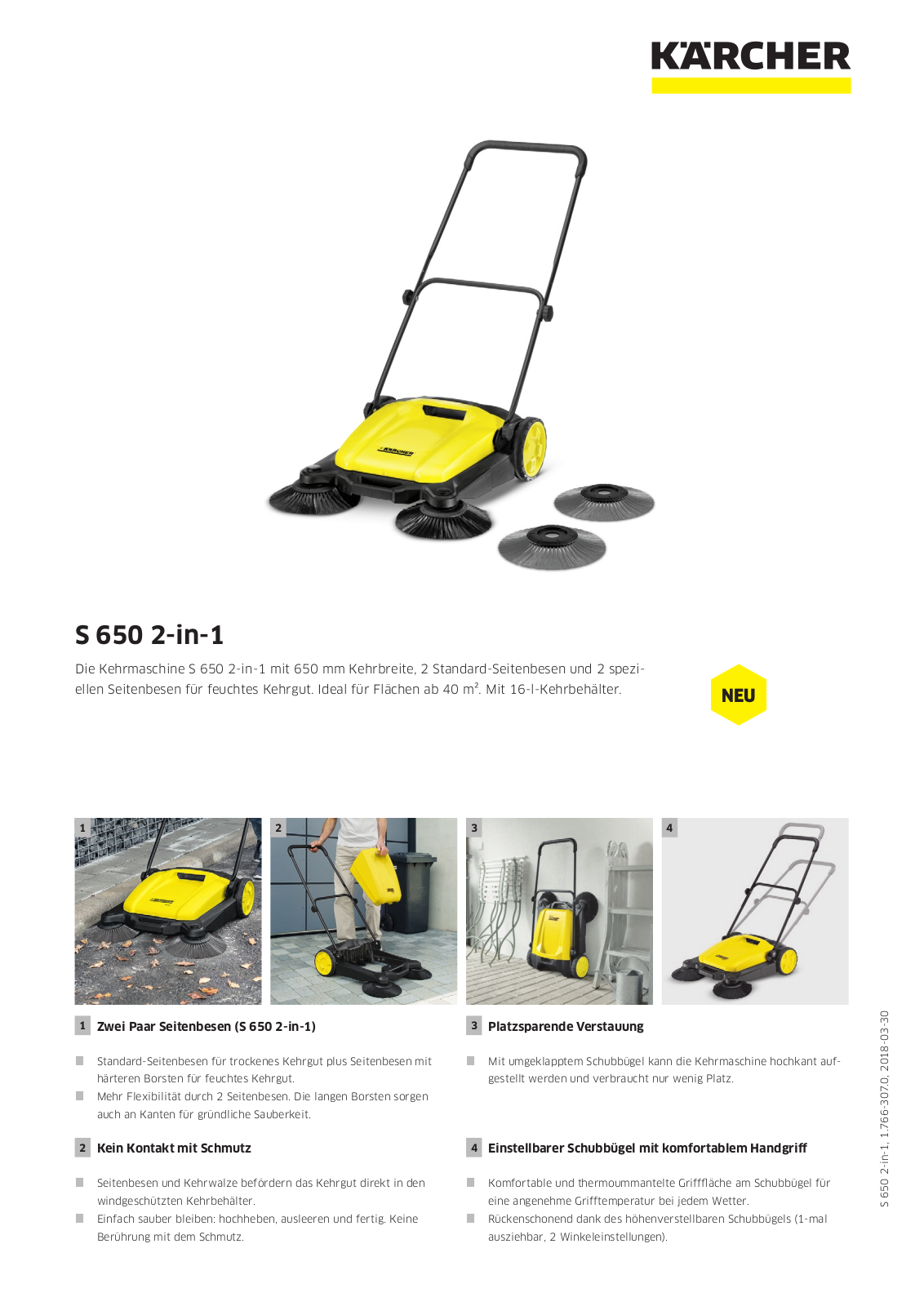 Kärcher S650 2in1 User Manual