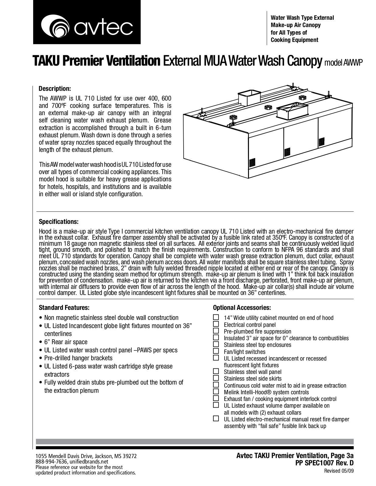 Avtec AWWP User Manual