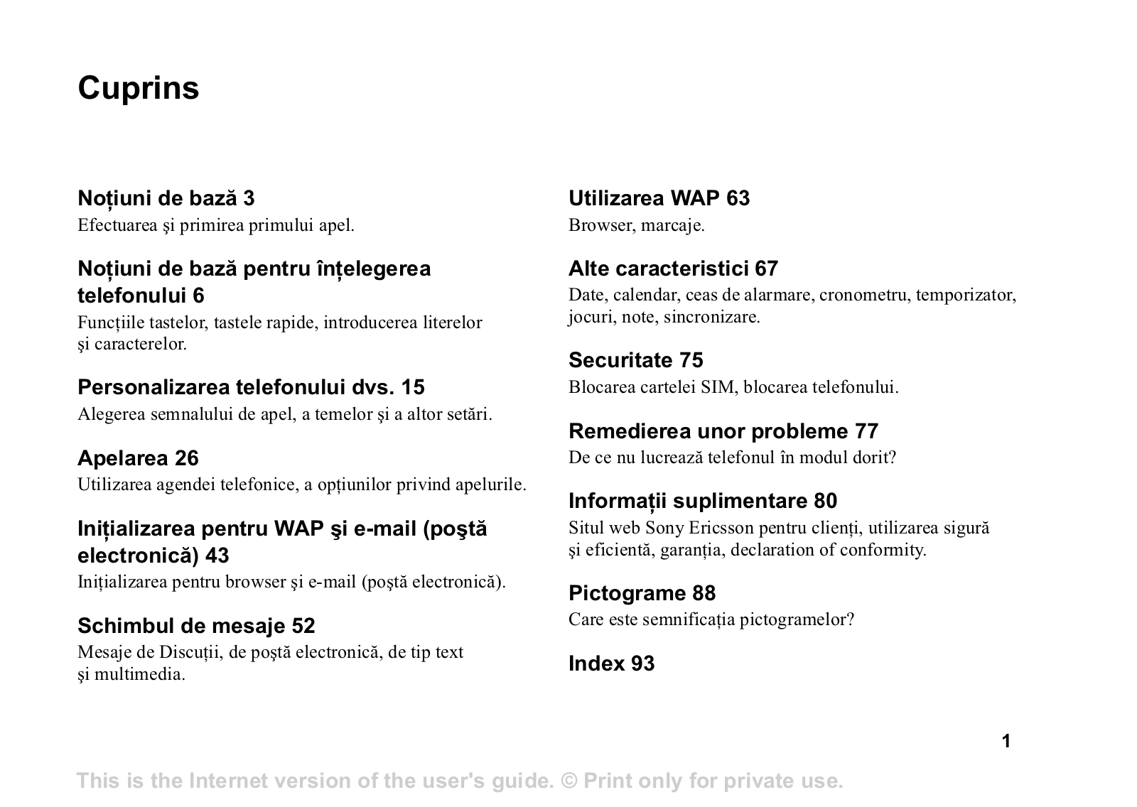 Sony ericsson T310 User Manual