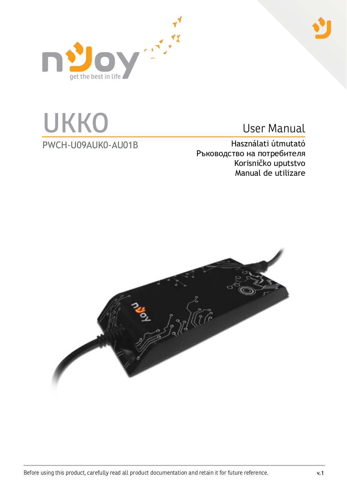 Njoy UKKO, PWCH-U09AUK0-AU01B User Manual - ManualMachine.com