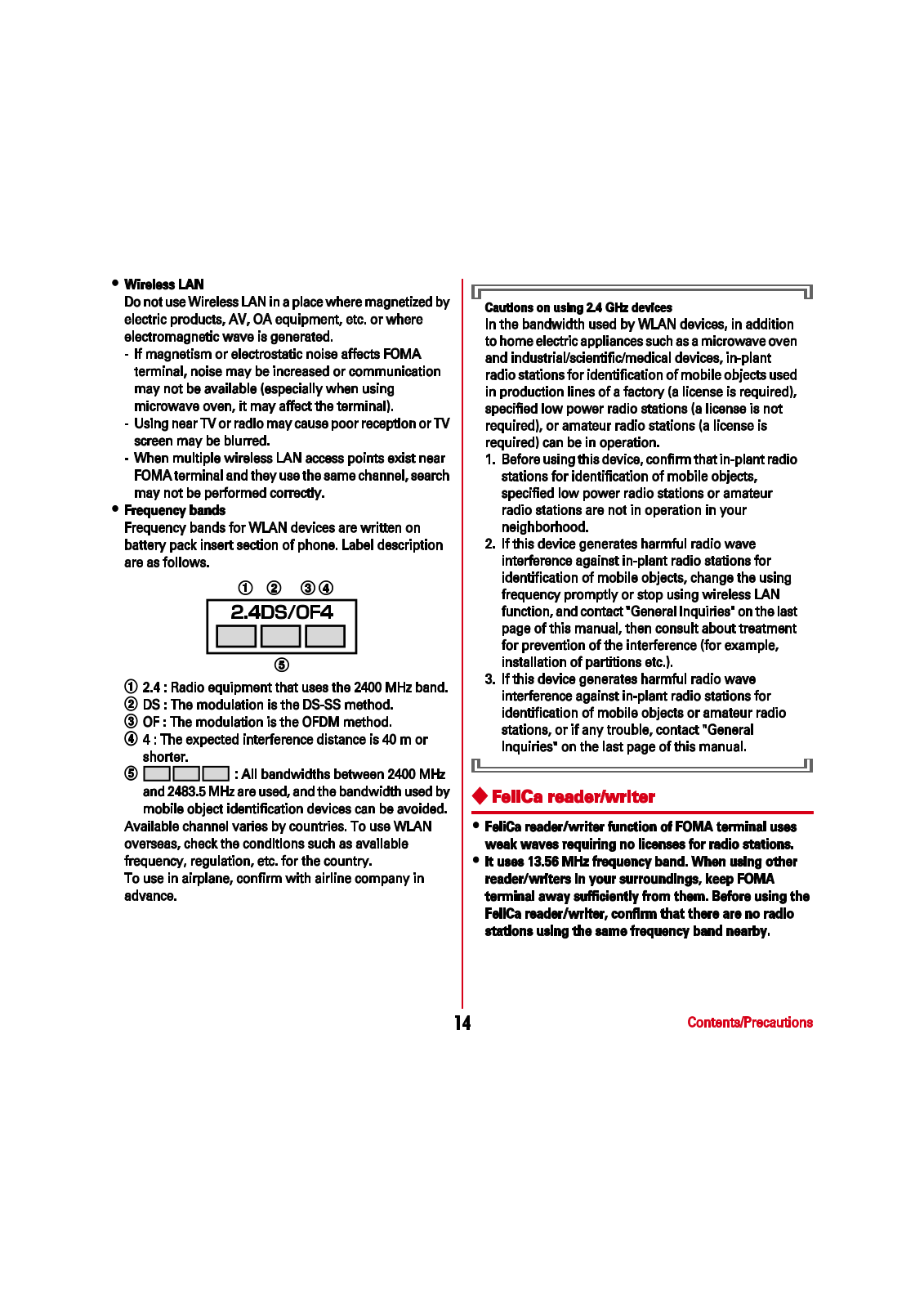 Fujitsu F12C Users Manual