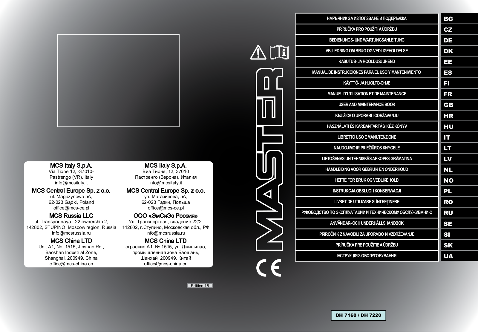 Master 41051 User guide
